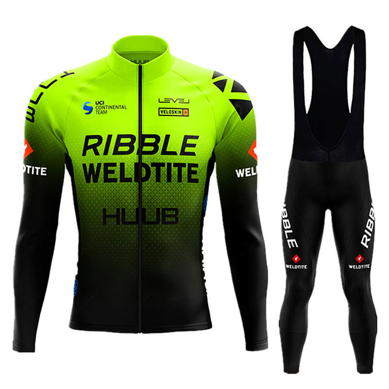 クロスボーダー専用huub騎手服長袖スーツ男性マウンテンバイク自転車服道路騎手装備卸売り