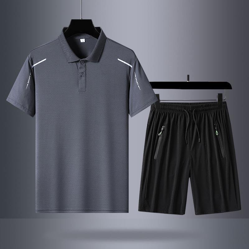 Gris (manga corta + pantalones cortos)