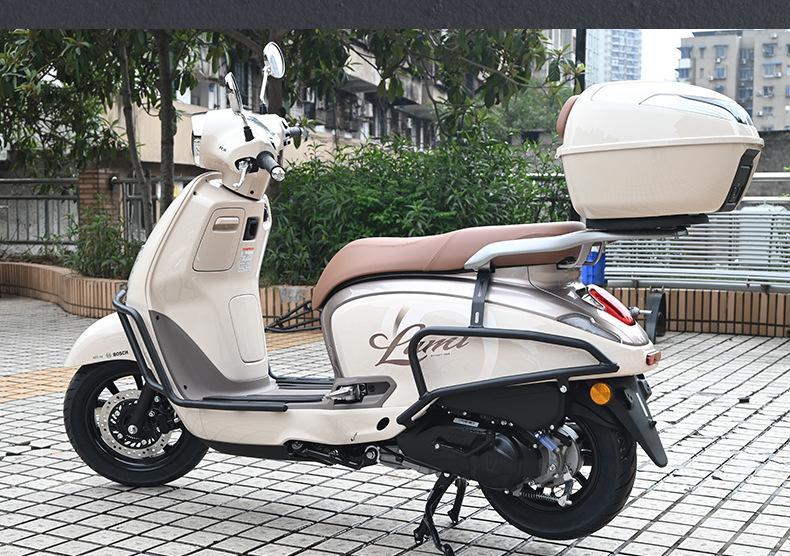 Suitable for Haojue Suzuki Lumi125 Bumper Front and Rear Exhaust Anti-Fall and Anti-Collision Guard Bar Modification Accessories