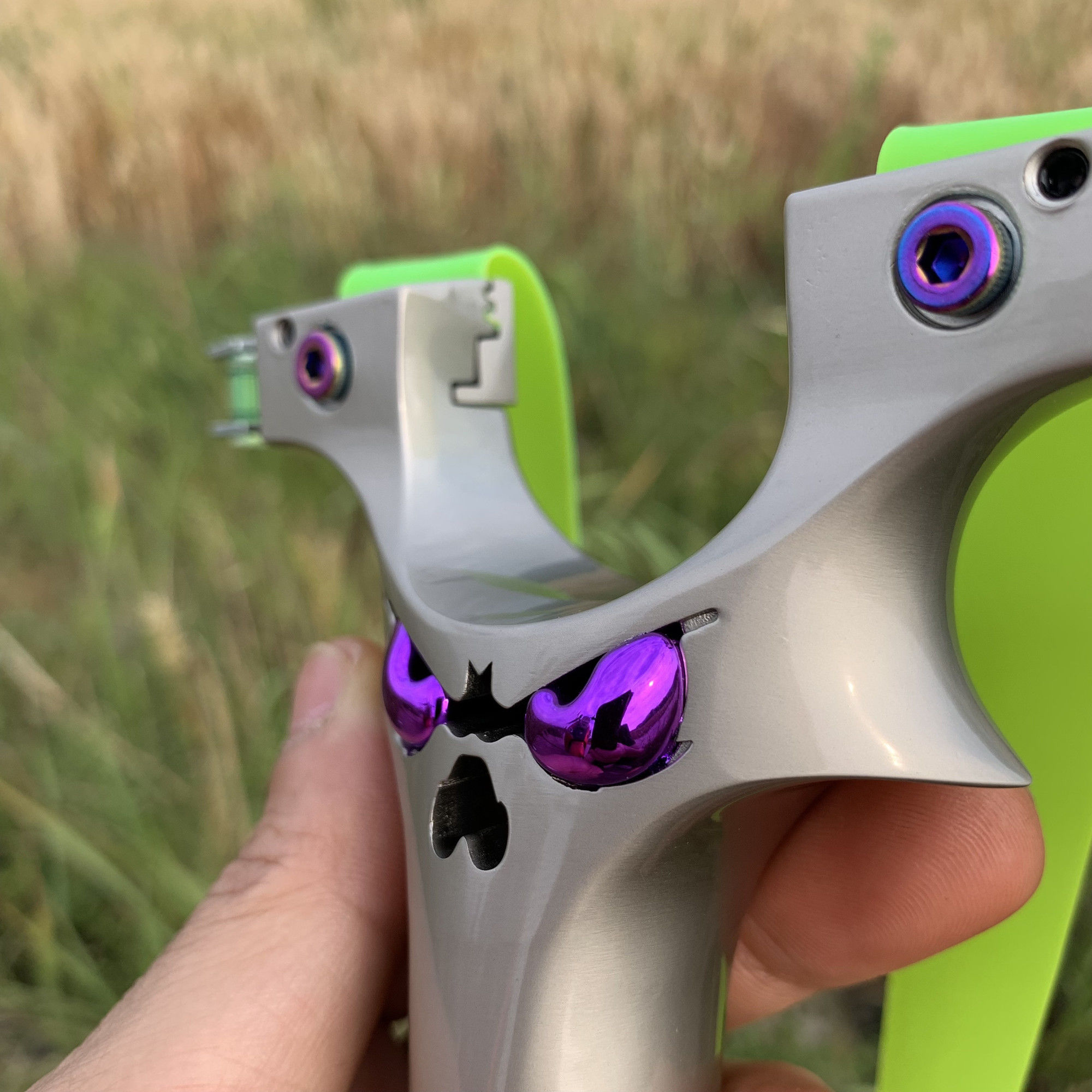 ✬新款大炮弹弓成年人户外实战竞技弹弓威力恶魔五代小恶魔弹