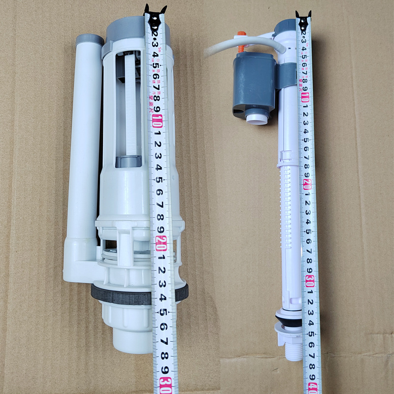 A5L蹲便器沖水箱配件排水閥進水閥通用蹲坑沖水箱按鈕蹲廁配件全