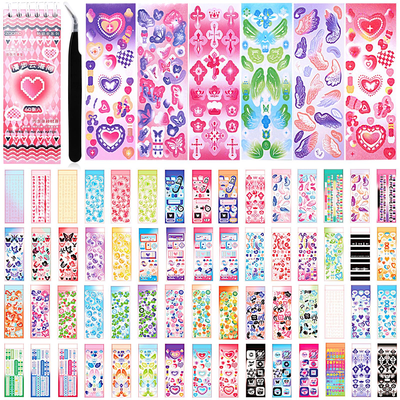 Amazon Hot Sale Creatividad Vintage Sen Papelería Pegatinería Libro Decoración encantadora Set