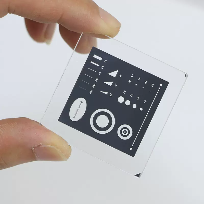 怡信Easson配件校正片2D二次元高精密零配件校准块/影像仪校正片