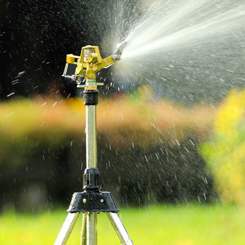 Garden watering magic automatic rotating sprinkler zinc alloy swing arm nozzle sprinkler nozzle landscape irrigation nozzle