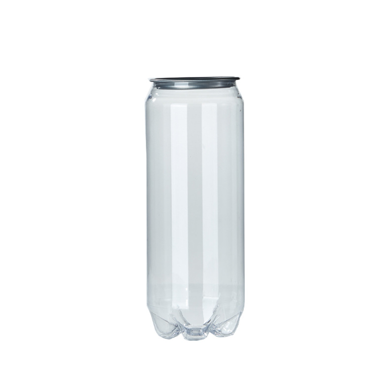 Fabricantes al por mayor de 500ml latas de plástico transparente té de leche café frutas té botella desechable de bebida para mascotas image 6