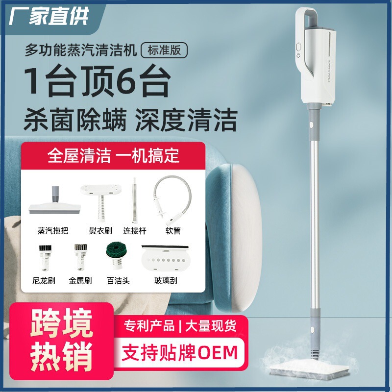 Manufacturer's New Household Multifunctional Sterilization and Mite Removal Steam Cleaner Electric Steam Mop Steam Mop