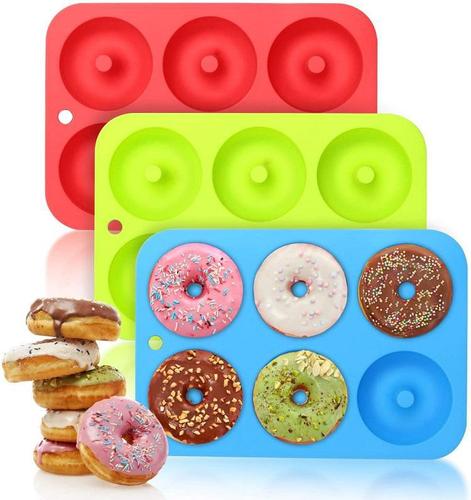Sanxin 4-6-8 donut silicone mold DIY chocolate dessert baking round biscuit grinding tool