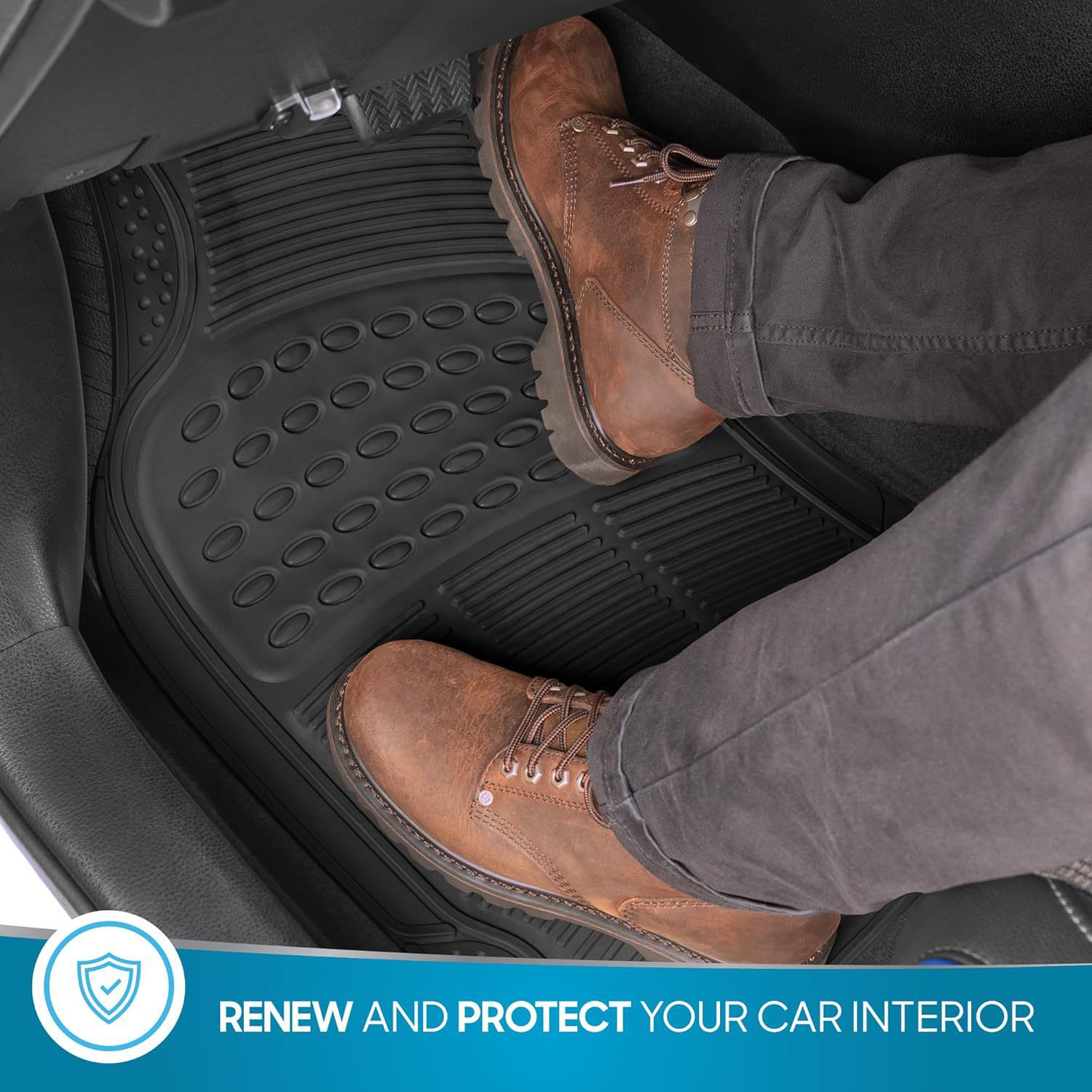Cross-border best-selling PVC car floor mats, non-slip, waterproof, suitable for all seasons