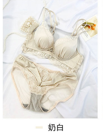 Entidad Venta caliente pequeño pecho AA engrosada ropa interior ajustable cómodo traje inalámbrico profundo V lado reunidos sujetador