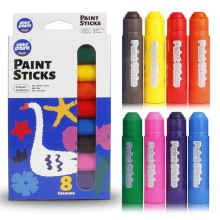 6/8/12/18/24/36色不脏手儿童速干蜡笔固体颜料棒蛋彩棒可水洗