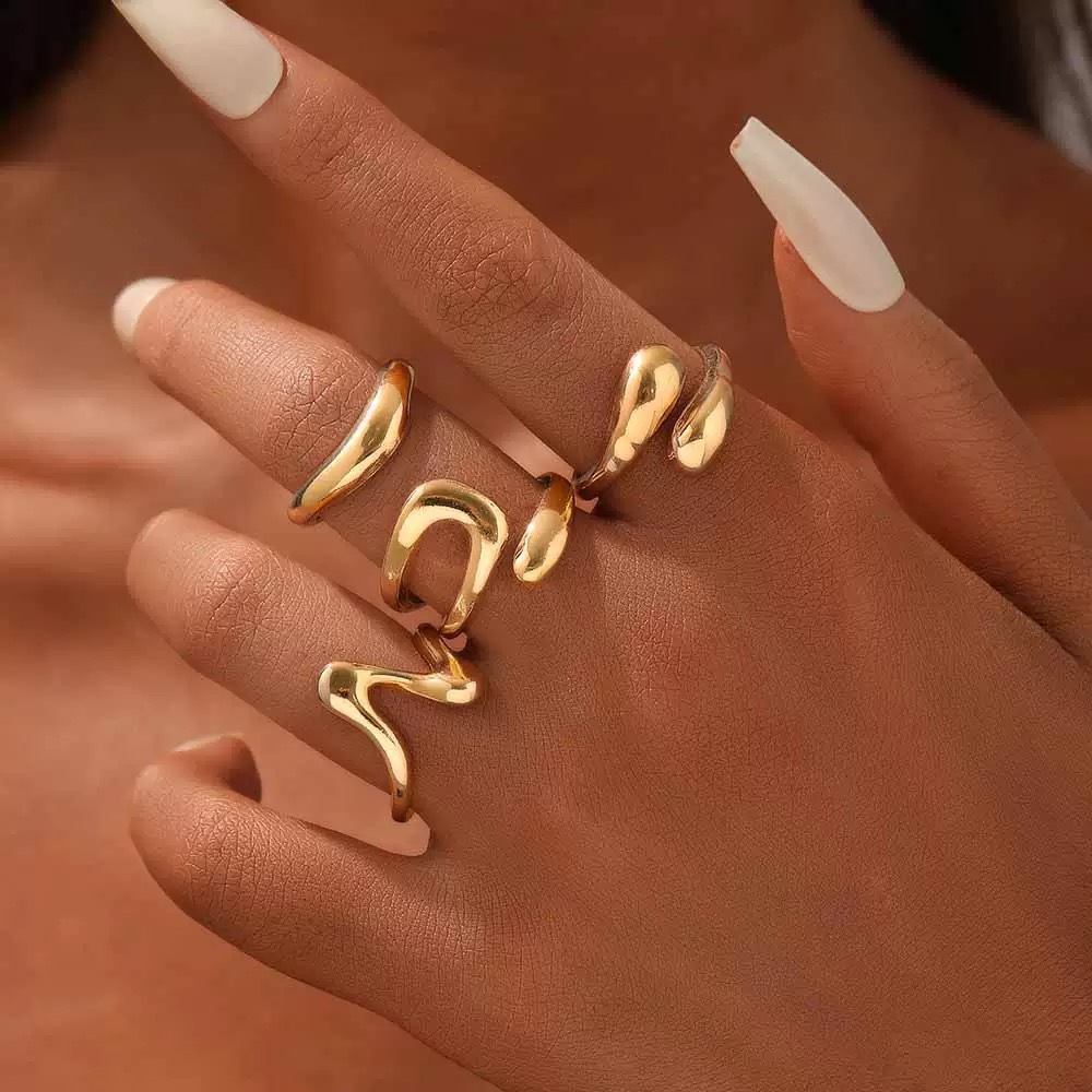 Glänzender Designer Ring Für Damen, Elegant Und Bequem_voghion.com