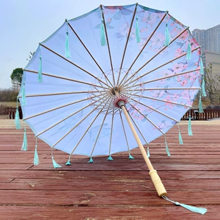 古风流苏伞走秀伞旗袍摄影舞蹈油纸伞汉服道具古代古装伞演出伞