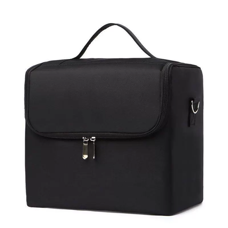 Big handheld capacious organizer bag, cosmetic bag for manicure