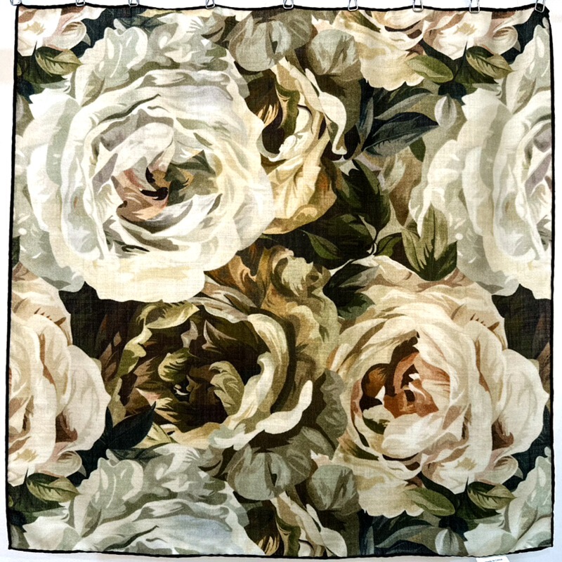 Silk Wool Small Square Scarf Collection Silk Scarf Women's Scarf Neck Protection Cashmere Spring and Autumn Thin Autumn and Winter Autumn High-end Sense