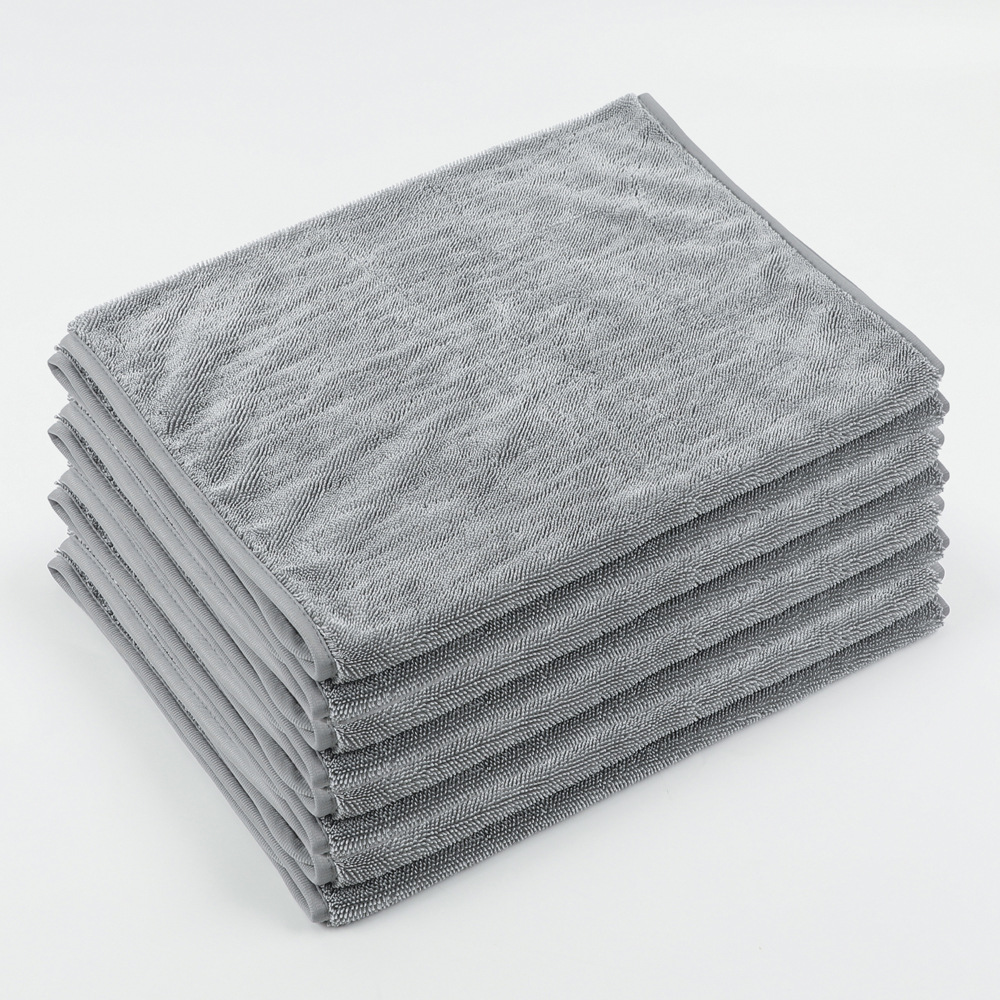 Exclusión transfronteriza para toallas envueltas engrosadas, trenzas pequeñas, tela retorcida, toallitas multifuncionales engrosadas, agua, no daña la pintura del automóvil