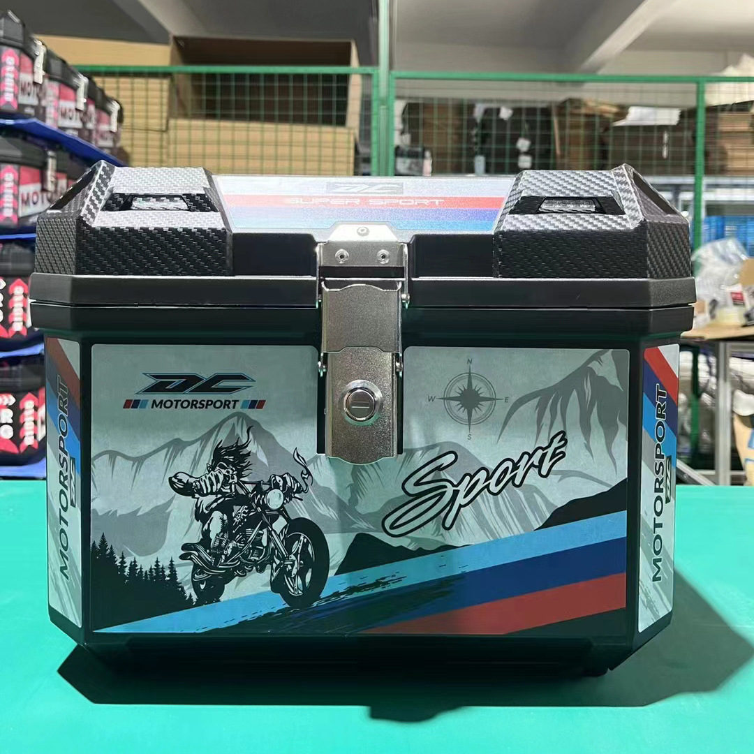 Electric car storage box motorcycle takeaway tail box battery car trunk large large capacity thick durable universal