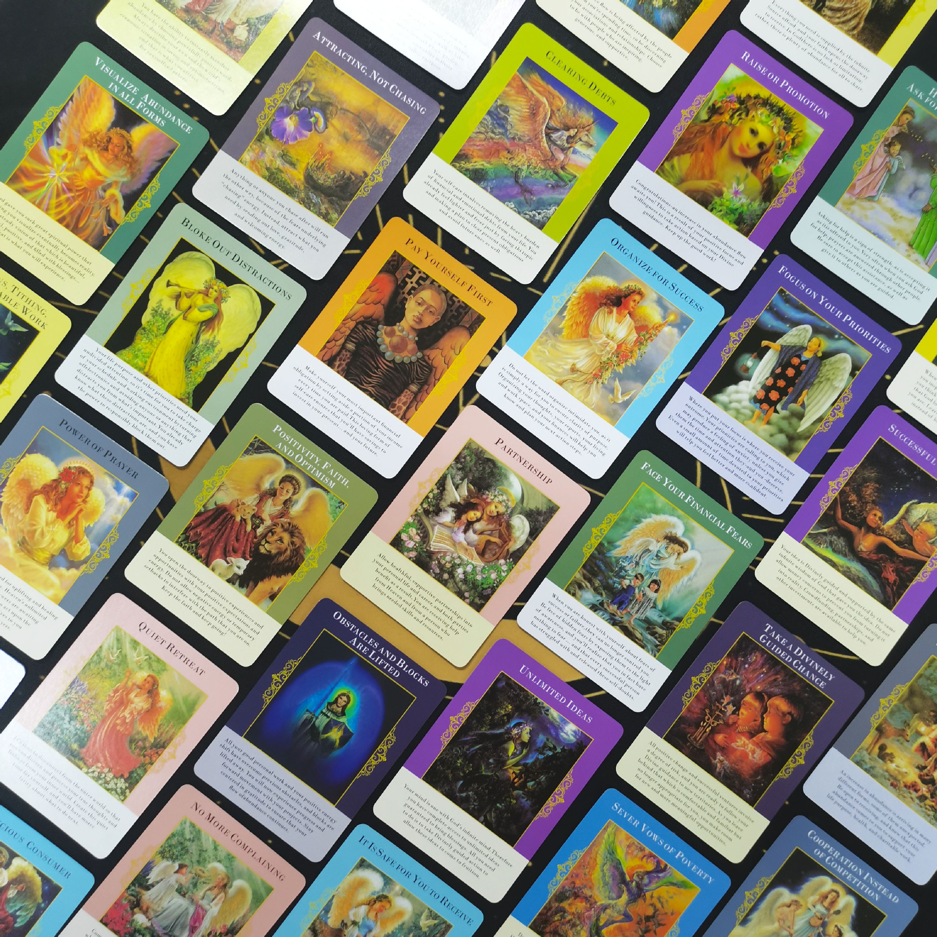 Angels Of Abundance Oracle Cards Deck For Divination Readings_voghion.com