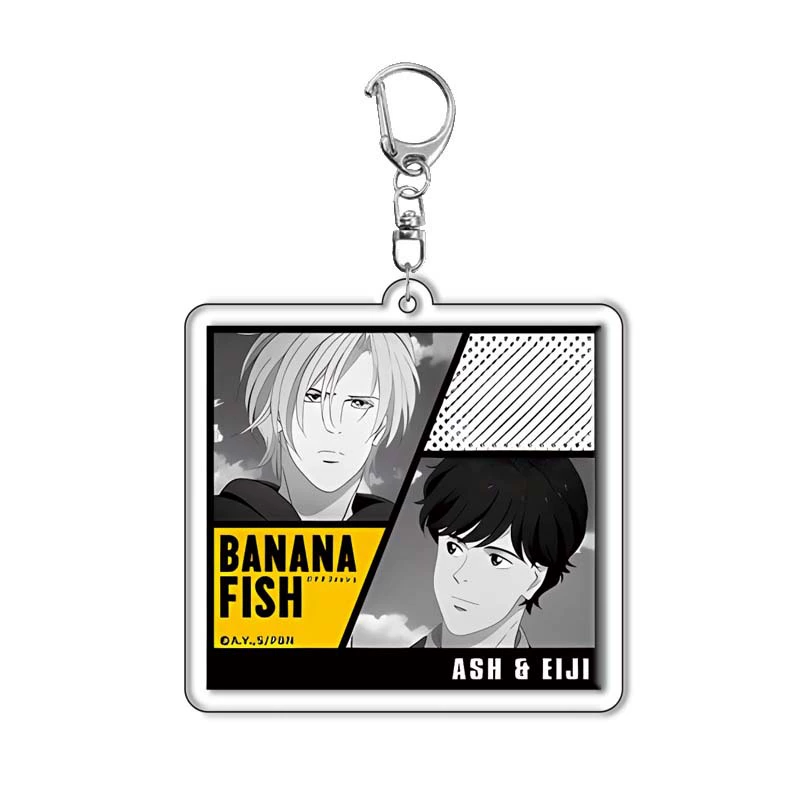  Banana fish дрожь убивает Ackle брелок подвеска вокруг Креста - пограничное место