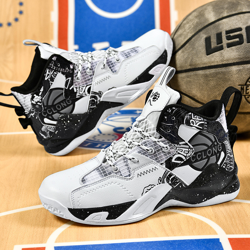 Men's Basketball Shoes Boys High-top Practical Competition sneaker Casual Running Shoes Wholesale and Retail Cross-border Men's Basketball Shoes Boys High-top Practical Competition sneaker Casual Running Shoes Wholesale and Retail Cross-border