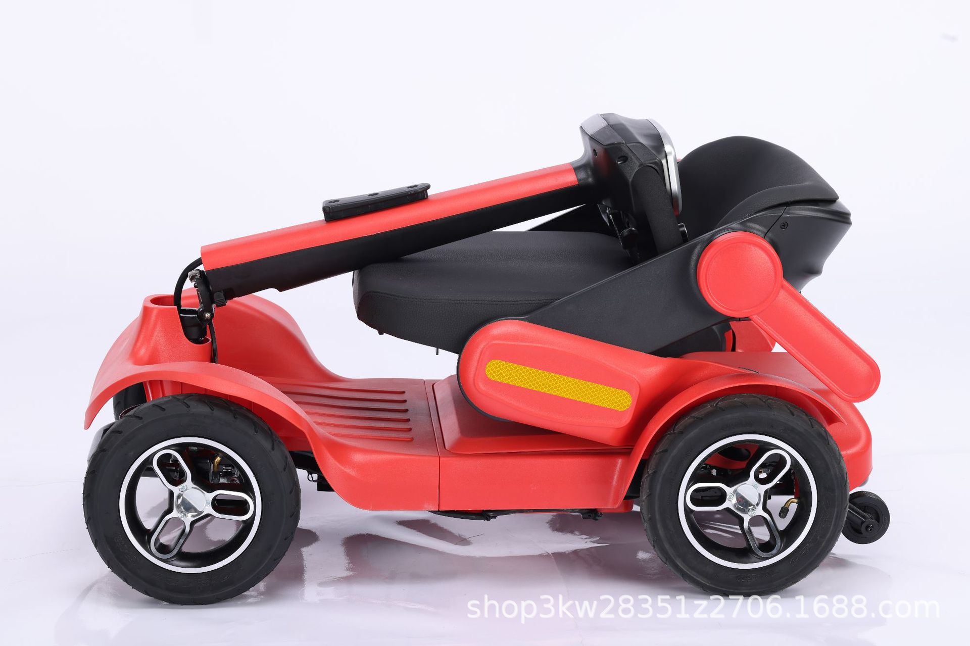 Cross-border leisure vehicle, small bus, disabled-friendly, small household foldable electric four-wheel vehicle