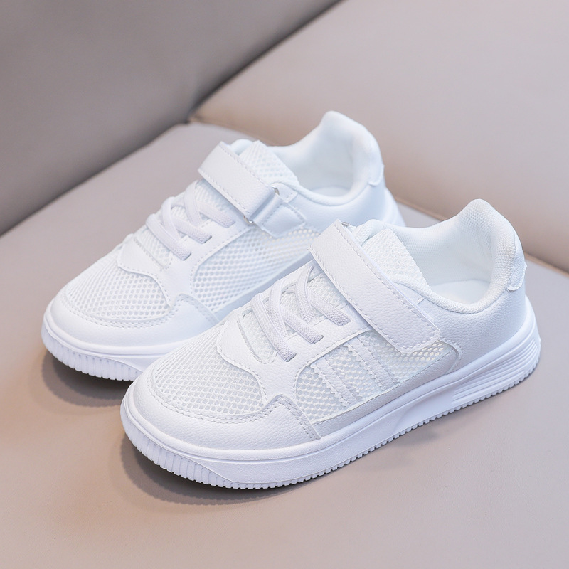 Children's Sports Shoes Summer Mesh Casual Shoes for Boys and Girls Running Shoes Small White Shoes for School Kindergarten Primary School Students