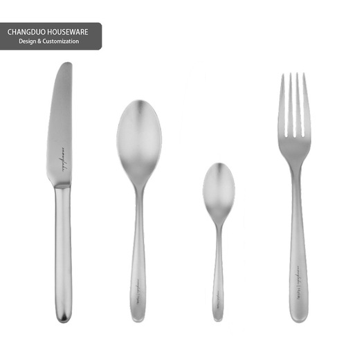 Japanese snowflake Western food knife, fork, spoon, steak knife, soup spoon, Nordic simple ins industrial style 304 stainless steel tableware