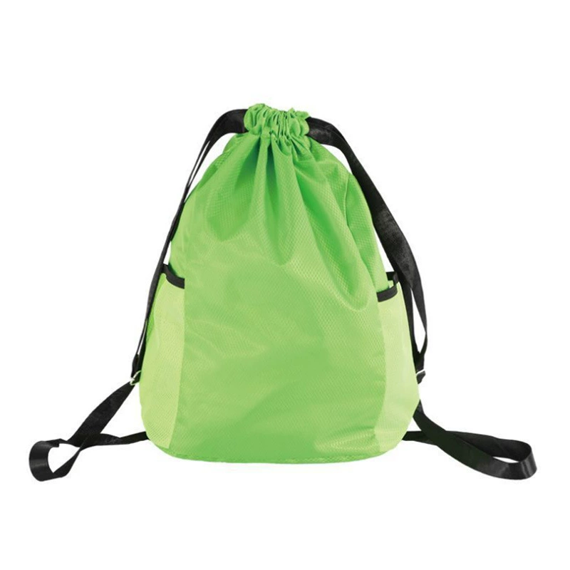 Basketball backpack, universal handheld ball, sports travel storage system, drawstring
