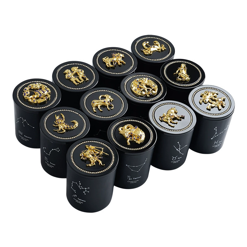 Aromatherapy, candle, zodiac signs for St. Valentine's Day, perfumed gift box, Birthday gift