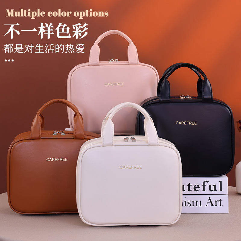 Nuevos productos transfronterizos bolsas de maquillaje de gran capacidad de alta gama bolsas de almacenamiento de maquillaje portátiles bolsas de lavado de viaje