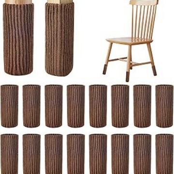 Factory direct Japanese double-layer knitted thickened table and chair foot cover chair stool leg protection foot cover 4 pc/set price