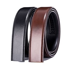 高端品质 原版平纹修面进口硅胶头层牛皮自动扣腰带 宽3.5cm