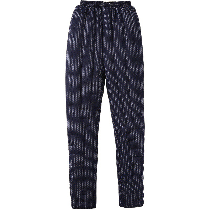 Handmade cotton cotton pants men's winter thickened warm dad high waist grandpa cold-proof loose long pants