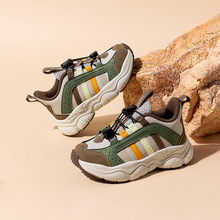 HOBIBEAR革面春秋儿童老爹鞋户外运动鞋休闲鞋皮面跑步鞋厂家直销