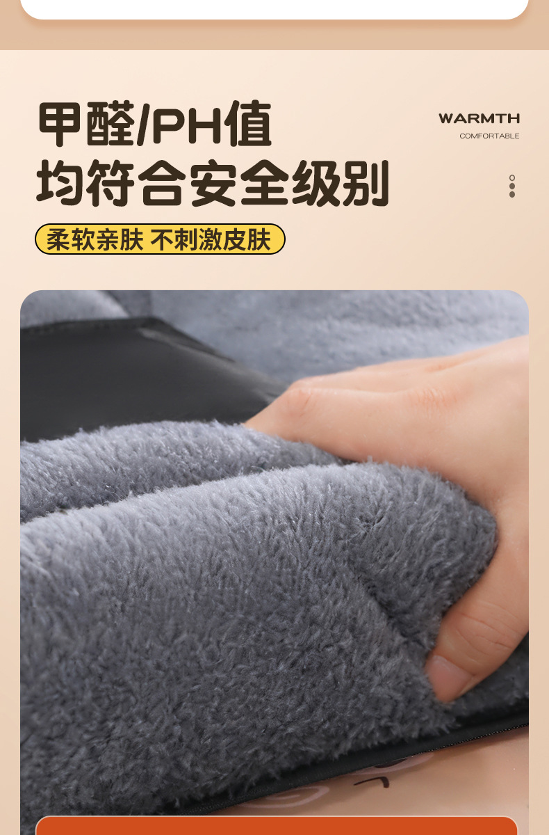 电动车加绒加厚挡风被