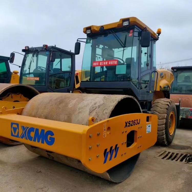 二手徐工223J单钢轮振动压路机22吨振动压路机重型震动全液压机械