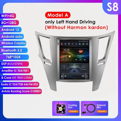 Android Large Screen Car – DVD Navigation - model-a-8128g-wifi4glte-version-7862-carplay-eight-core-97inch-for-subaru-outback