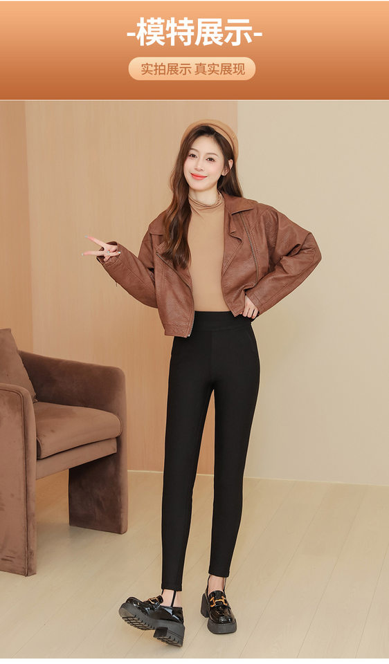 Quần legging nữ lót nhung dày dặn cạp cao giữ ấm mùa đông có đệm đầu gối — Quần Giữ Ấm bằng lụa 100% dày, Quần lụa nhung cừu 100% dày, Quần Giữ Ấm bằng lụa 100% dày [có đệm thắt lưng và đệm đầu gối], Quần giữ nhiệt bằng len 100% dày [có đệm thắt lưng và đệm đầu gối] chi tiết 20