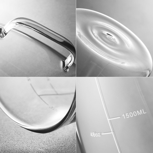 ins Nordic simple large-capacity household glass cold kettle set thickened water set boiled water cold kettle tie pot