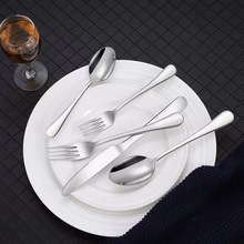 跨境代发不锈钢刀叉1010系列餐具套装酒店餐厅西式牛排刀叉勺批发