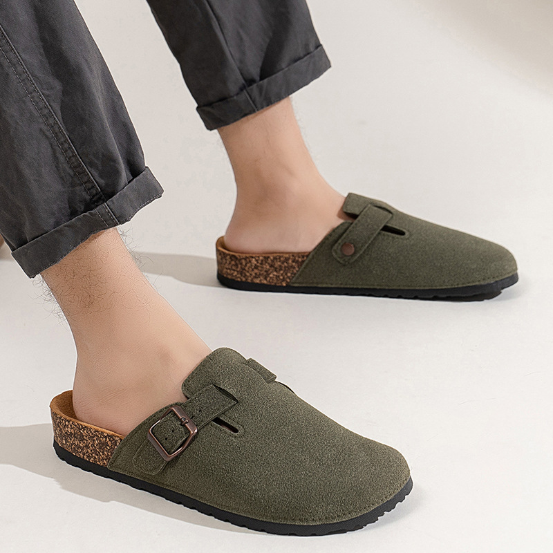 Casual Closed-toe Slippers For Couples Thick-soled Fashionable_voghion.com