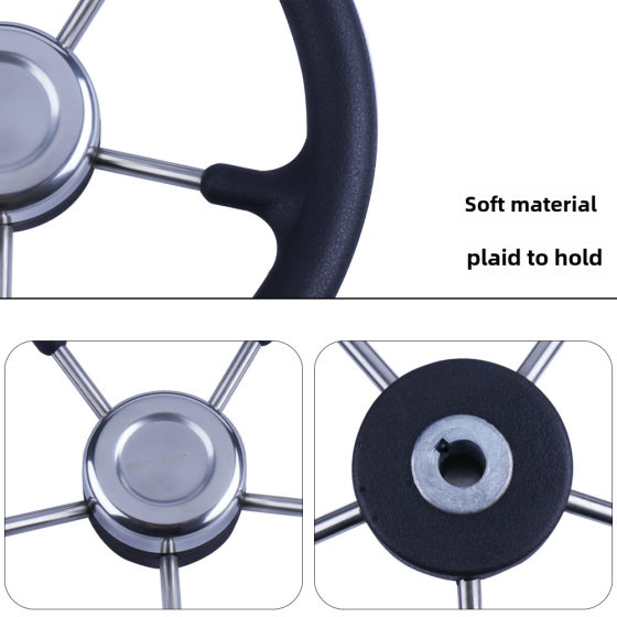 Marine steering wheel foam stainless steel steering wheel hydraulic mechanical steering gear system Universal steering wheel