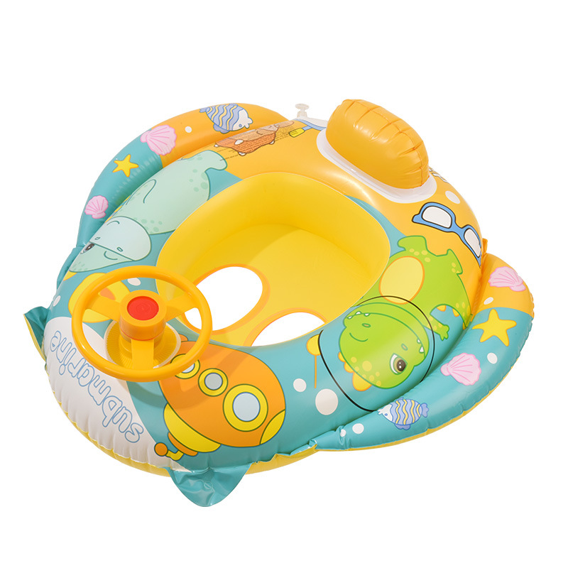 Anillo de natación para niños engrosado ecológico PVC infláble pequeño anillo de natación para bebés de sexo masculino y femenino juguetes acuáticos para niños pequeños anillo de natación mayorista