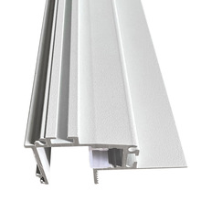 led懸浮吊頂型材洗牆燈反光燈槽無邊框回光天花燈槽線性燈智能