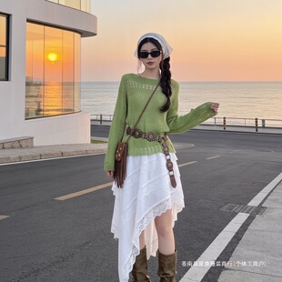 ����2026�¿��һ����ootd�����½���ԭ�U���L����Gɫ�B��ȹŮ