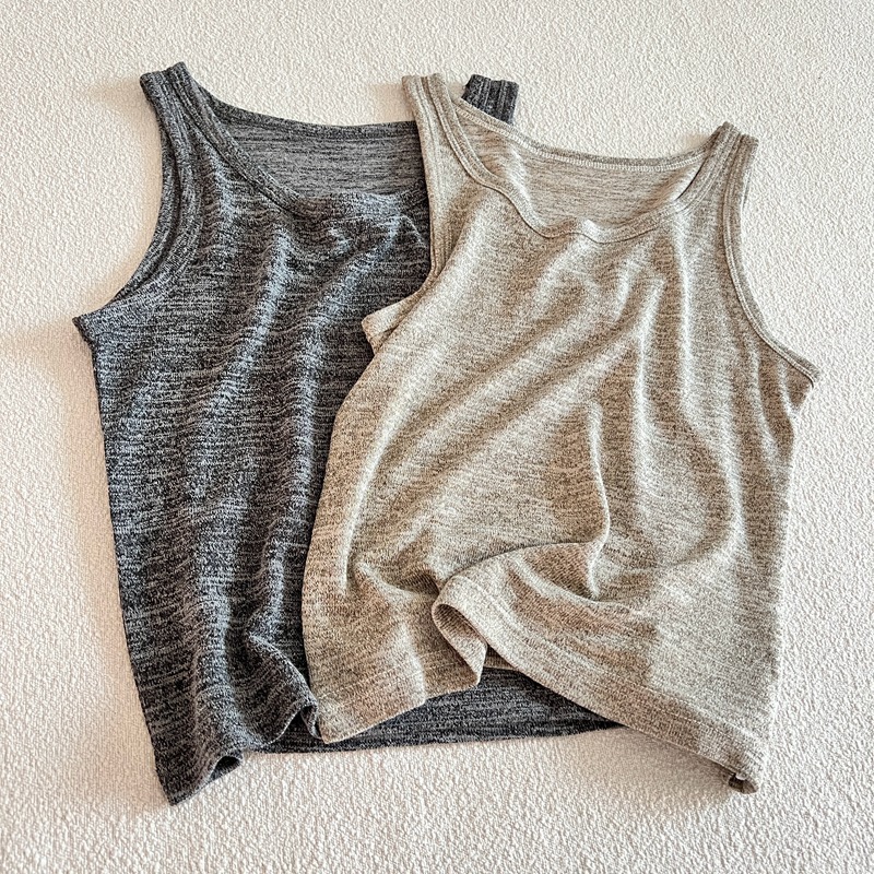 Invincible Soft and Waxy Cost-Effective Recommended 5-Color Knitted Vest for Women's Sports Yoga Casual Round Neck Sleeveless Breathable Short Style Invincible Soft and Waxy Cost-Effective Recommended 5-Color Knitted Vest for Women's Sports Yoga Casual Round Neck Sleeveless Breathable Short Style