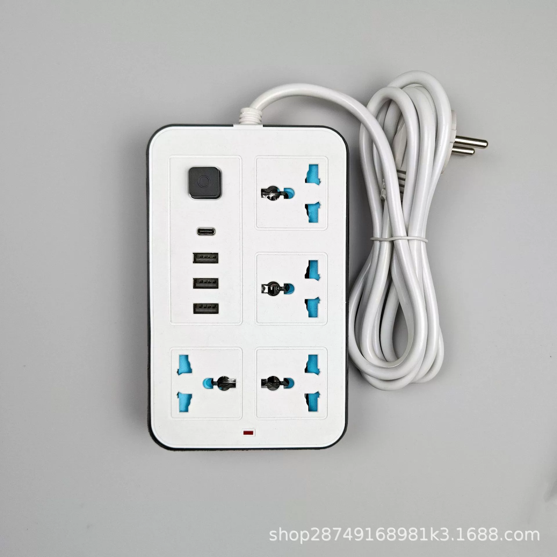 Сетевой фильтр для Африки, универсальные гнёзда, USB+TYPE-C, защита от перегрузки, многофункциональная розетка с кабелем и лампой