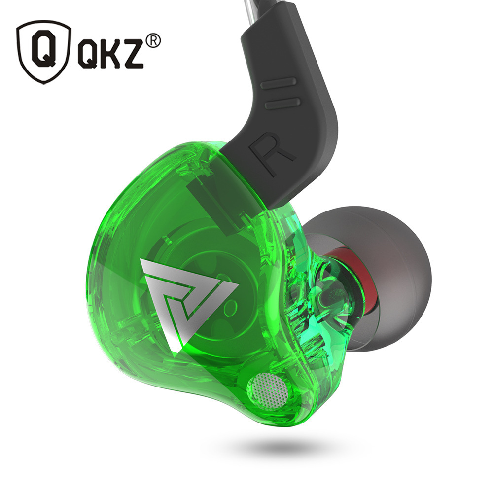 QKZ AK6 auriculares deportivos en el oído tipo control por cable con micrófono pesado bajo auriculares móviles sonido mágico más explosivo