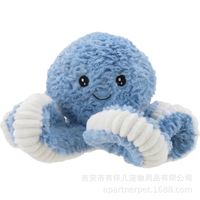 Octopus Plush Dog Sound Toy Large Squeaky Teething Dog Interactive Toy Octopus Plush Dog Sound Toy Large Squeaky Teething Dog Interactive Toy