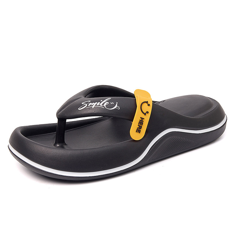 Verano ventilador clip pie slippery interior de fondo grueso hombre zapatillas de moda casera simple zapatillas de playa transfronterizas para hombre