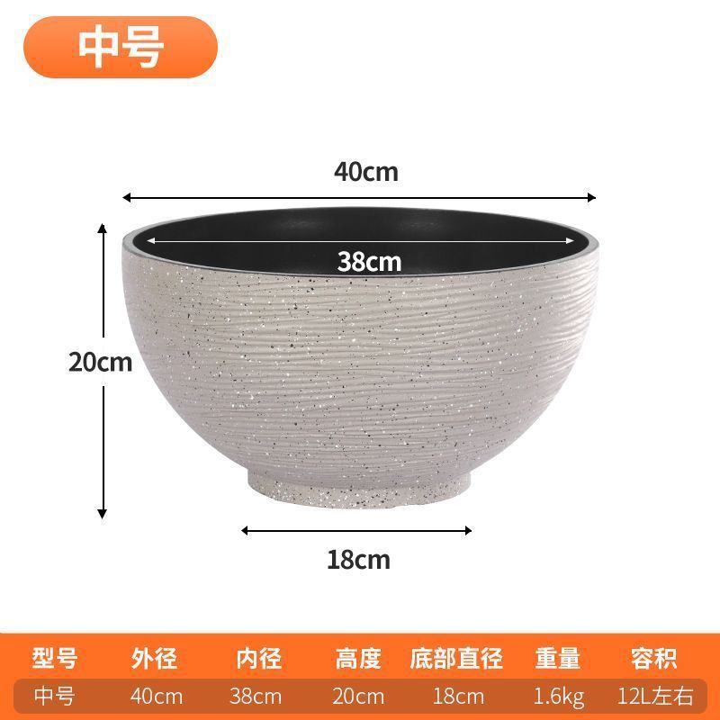 古法养鱼养荷花碗莲睡莲花盆造景乌龟金鱼缸塑料树脂创意水培|undefined